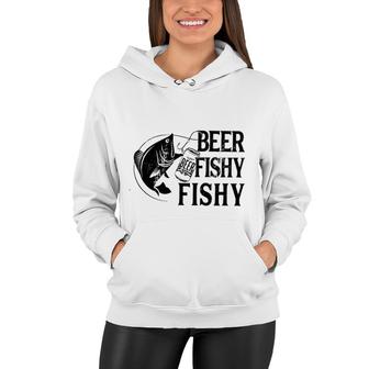 Fishing And Beer Fishy Fishy 2022 Trend Women Hoodie - Seseable