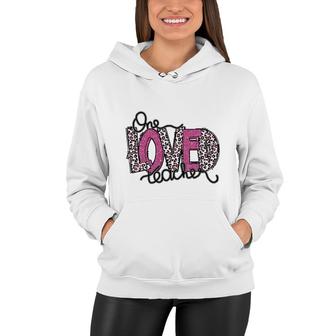 Imparting Knowledge Is One Great Loved Of Teachers Women Hoodie - Seseable