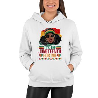 Its The Juneteenth For Me Free-Ish Since 1865 Independence Women Hoodie - Seseable