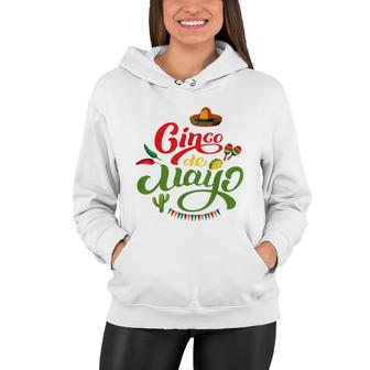 Lets Fiesta Mexico Mexican Lover Funny Cinco De Mayo Women Hoodie - Seseable