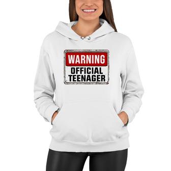 Official Teenager 13 Years Old Funny 13Th Birthday Boys Girl Women Hoodie | Seseable CA