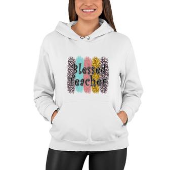 Students Are Happy If They Are Blessed By The Teacher In Each Exam Women Hoodie - Seseable