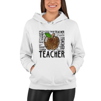 Teachers Are The Owners Of The Apple Of Knowledge Women Hoodie - Seseable