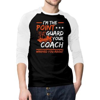 Basketball Point Guard Funny Basketball Player Raglan Baseball Shirt - Seseable