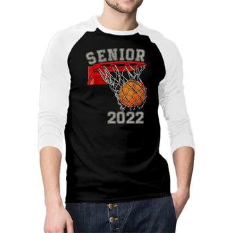 Class Of 2022 Basketball Player Graduate Senior Raglan Baseball Shirt - Seseable
