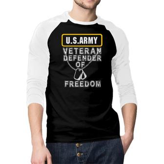 Veteran 2022 Us Army Proud Army Veteran Raglan Baseball Shirt - Seseable