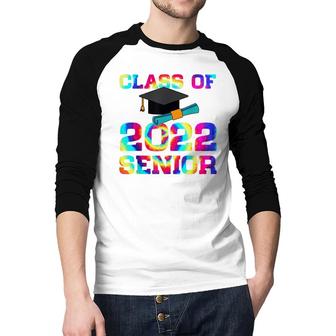 Class Of 2022 Senior Year 22 Back To School Colors Raglan Baseball Shirt - Seseable