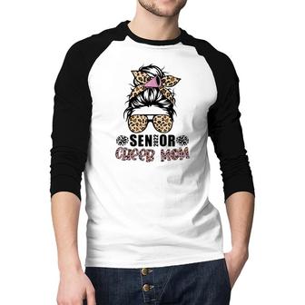 Senior 2022 Cheer Mom Cheerleader Parent Class Of 2022 Raglan Baseball Shirt - Seseable