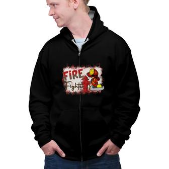 Firefighter Meaningful Good Gift For Human Zip Up Hoodie - Seseable