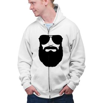 Best Dad Ever Full Black Father Daddy Art Fathers Day Zip Up Hoodie - Seseable