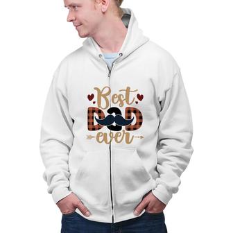 Best Dad Ever Men Gift Perfect Father Day Fathers Day Zip Up Hoodie - Seseable