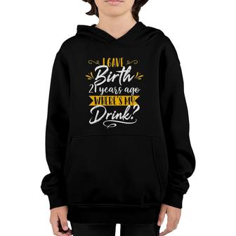 21St Birthday Mom Gift 21 Years Old Girl Mommy Mothers Day Youth Hoodie - Seseable
