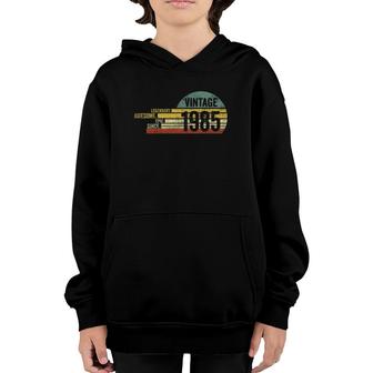 36 Years Old Legendary Retro Vintage Awesome Birthday 1985 Ver2 Youth Hoodie - Seseable