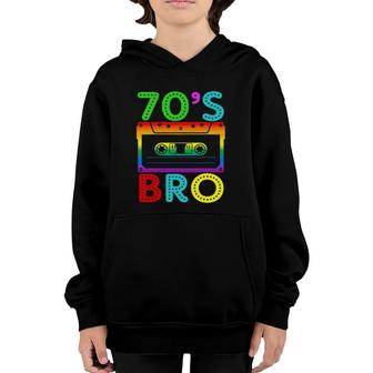 70S Bro Gift For Halloween Family Matching Costume Youth Hoodie - Seseable