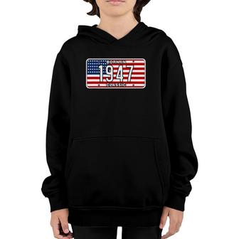 75 Years Old Vintage Classic Car 1947 75Th Birthday Youth Hoodie | Mazezy