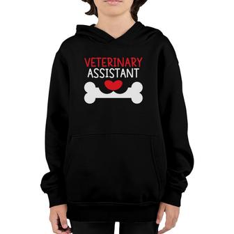 Animal Helper Veterinary Assistant Pawsitive Youth Hoodie | Mazezy