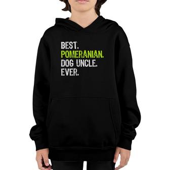 Best Pomeranian Dog Uncle Ever Youth Hoodie | Mazezy UK