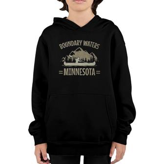 Boundary Waters Canoe Trip Minnesota Youth Hoodie | Mazezy