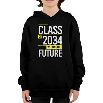 Class Of 2034 Preschool Graduation 2034 Grow With Me Youth Hoodie - Seseable