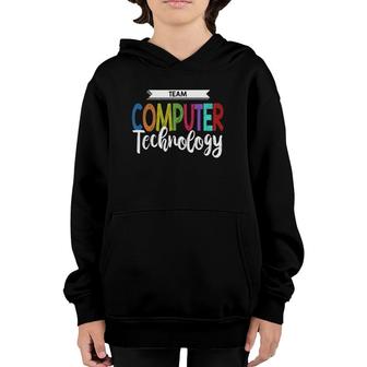 Computer Team Technology Teacher School Youth Hoodie | Mazezy
