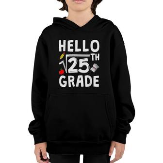 Cute Back To School Hello 5Th Grade Math Square Root Of 25 Ver2 Youth Hoodie - Seseable