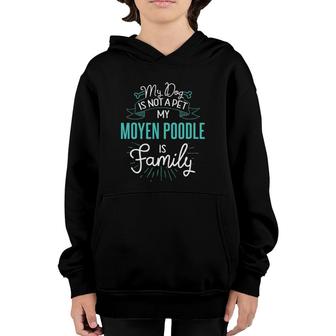 Cute Moyen Poodle Family Dog Gift For Women Men Youth Hoodie - Seseable