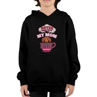 Dachshund And Coffee Classic Dog Lover Gift Youth Hoodie
