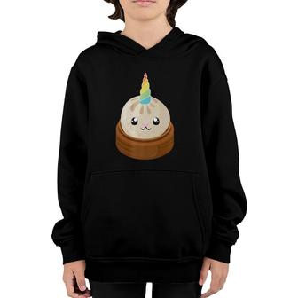 Dim Sum Unicorn Lover Youth Hoodie | Mazezy