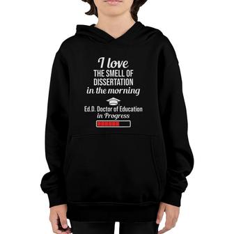 Edd Doctor Of Education Dissertation Doctorate Graduation Youth Hoodie - Seseable