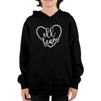 Ell Team Squad Back To School Matching Group Gift Youth Hoodie - Seseable
