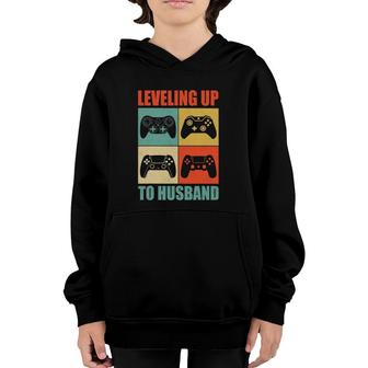 Engagement For Groom Video Game Lovers Youth Hoodie - Seseable