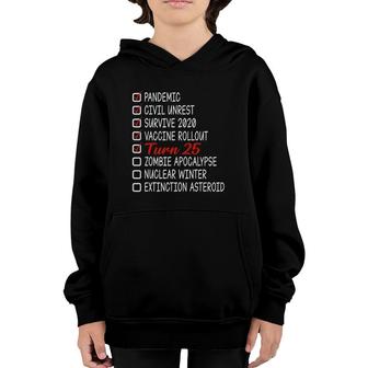 Funny 25Th Birthday Gift 25 Years Old 1996 Made In 1996 Ver2 Youth Hoodie - Seseable