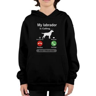 Funny Labrador Dog Golden Retriever Lovers Gift Youth Hoodie - Seseable
