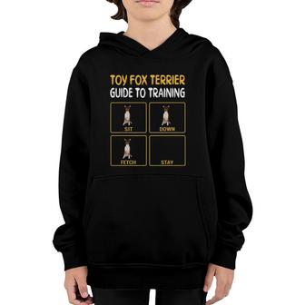 Funny Toy Fox Terrier Guide To Training Dog Obedience Youth Hoodie - Seseable