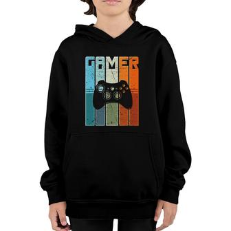 Gamer Gifts Retro Video Game Lovers Vintage Gamers Gaming Youth Hoodie - Seseable