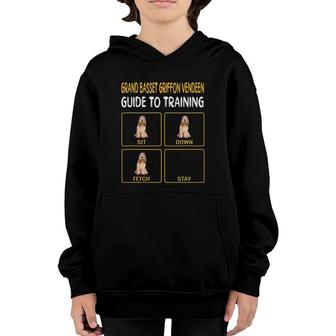 Grand Basset Griffon Vendeen Guide To Training Dog Obedience Youth Hoodie - Seseable