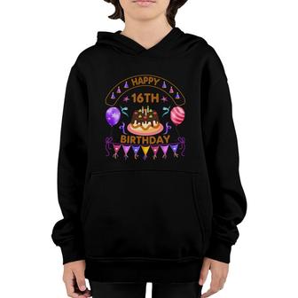 Happy 16Th Beautiful Day 16Th Birthday 2006 Youth Hoodie - Seseable