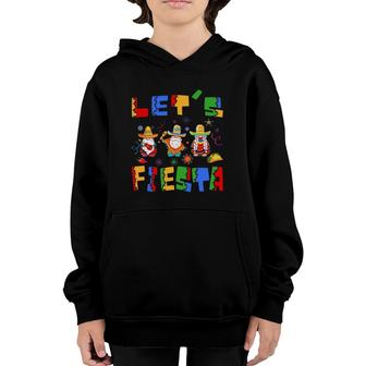 Happy Cinco De Mayo Lets Fiesta Mexican Party Youth Hoodie - Seseable