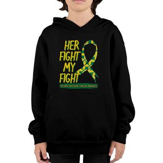 Her Fight Is My Fight Beckwith Wiedemann Syndrome Awareness Youth Hoodie | Mazezy