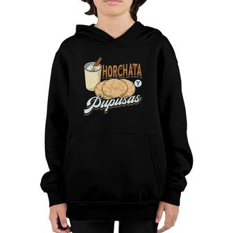 Horchata Pupusas Gift For Salvadorean Youth Hoodie | Mazezy
