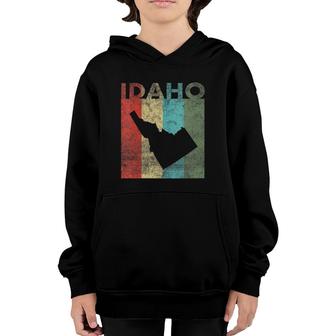 Idaho Retro Vintage Gifts Men Women Home Roots State Youth Hoodie - Seseable
