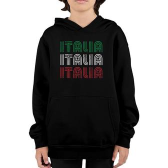 Italia Flag Italian Italy Italia Youth Hoodie | Mazezy
