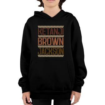 Ketanji Brown Jackson Melanin Judge Kbj Justice Nominee Youth Hoodie | Mazezy