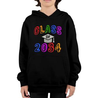 Kindergarten Graduation Year Class Of 2034 Grow Up With Me Youth Hoodie - Seseable