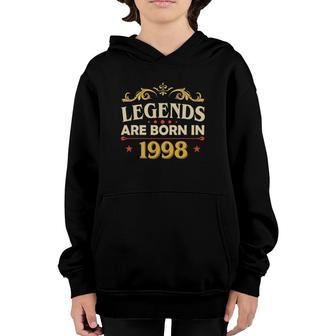 Legends Are Born In 1998 23Rd Birthday 23 Years Old Gift Youth Hoodie - Seseable