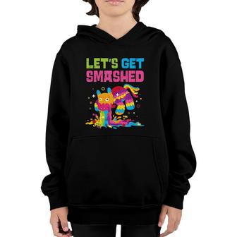 Lets Get Smashed Funny Mexican Cinco De Mayo Youth Hoodie - Seseable