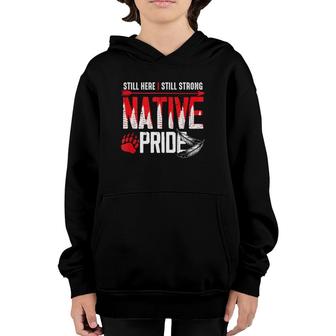 Native American Heritage Indigenous Pride Native American Youth Hoodie | Mazezy