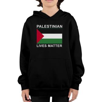 Palestinian Lives Matter Free Palestine Flag Ver2 Youth Hoodie - Seseable