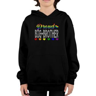 Proud Big-Brother Lgbt Gay Pride Month Lgbt Youth Hoodie - Seseable