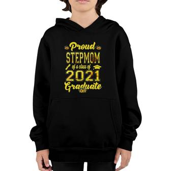 Proud Stepmom Of A Class Of 2021 Graduate Senior 2021 Ver2 Youth Hoodie - Seseable